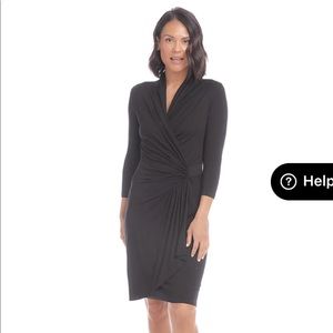 NWT Karen Kane Cascade wrap dress SZ L